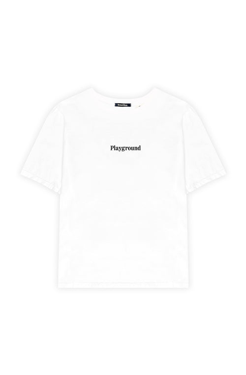 T-shirt Washed Naughty Puppies White