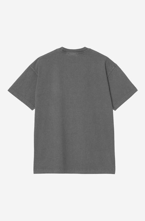 Carhartt WIP – Schwarzes, stückgefärbtes T-Shirt „Vista“