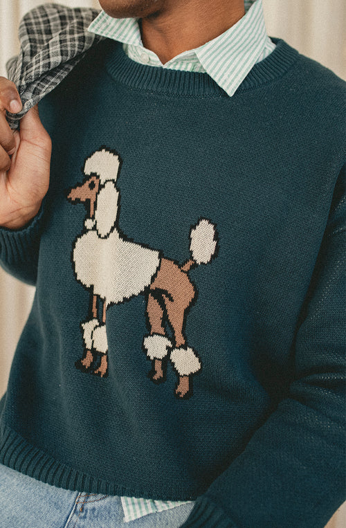 Jersey Pudel Dunkelgrün