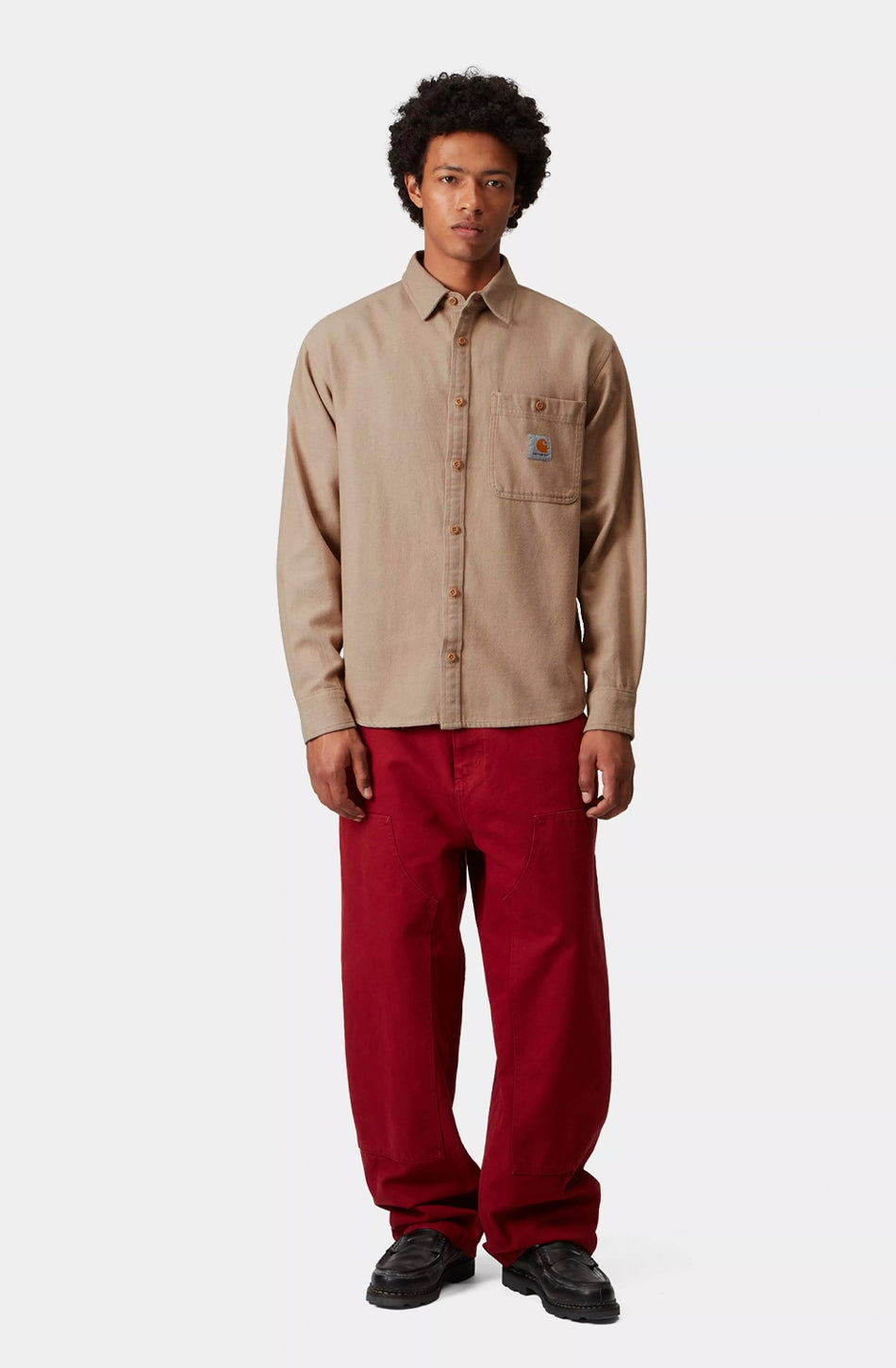 Carhartt WIP Edgar Peanut/Wachs-Hemd