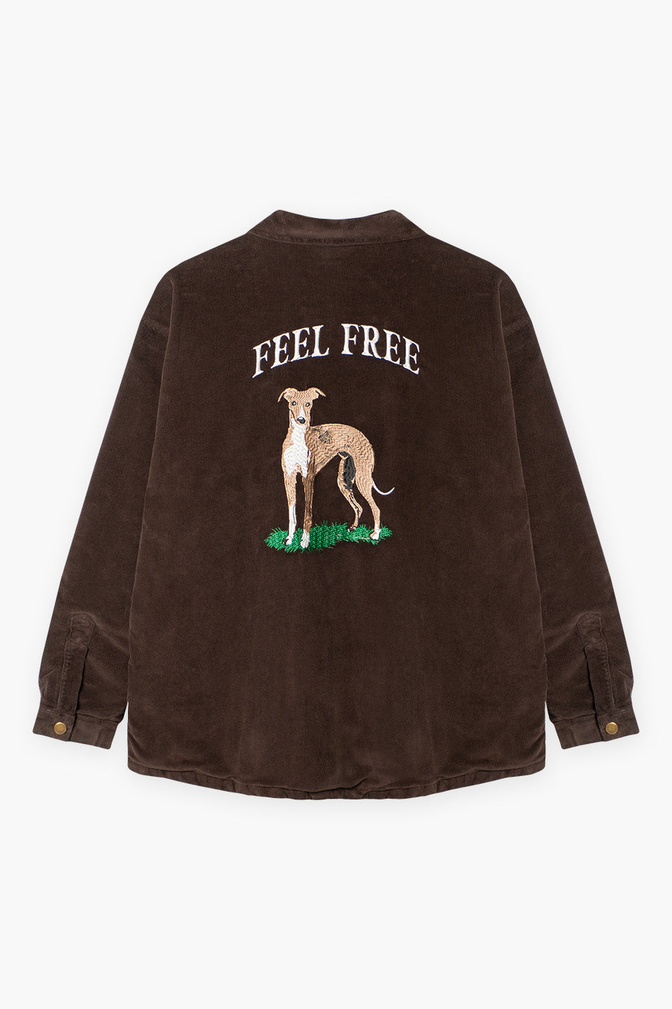 Fühlen Sie sich frei, braune Jacke