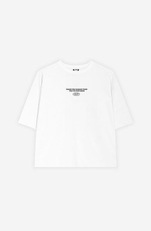 Camiseta Rats Trance Organic Cotton White