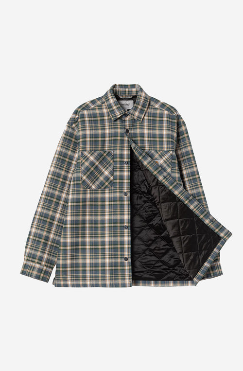 Carhartt WIP Cronyn Jac Check Dark Navy Overshirt