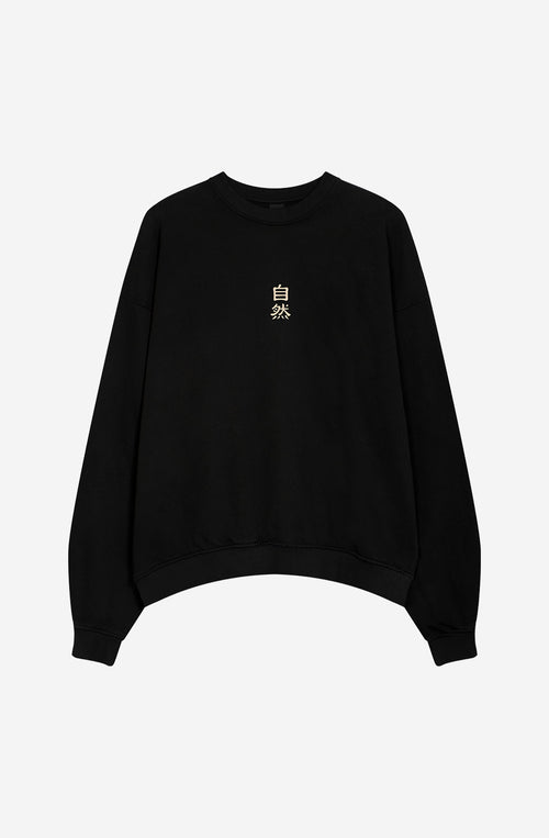 Washed Blood Of China Black Sweatshirt