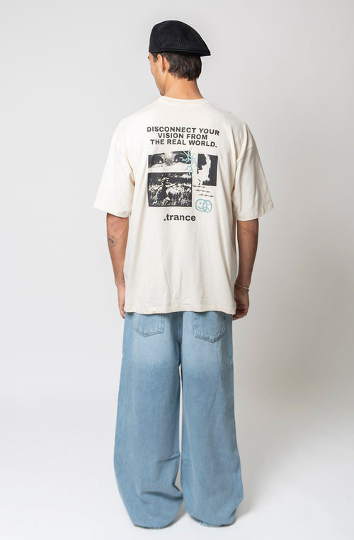 Disconnected Your Vision Organic Cotton Ivory T-shirt