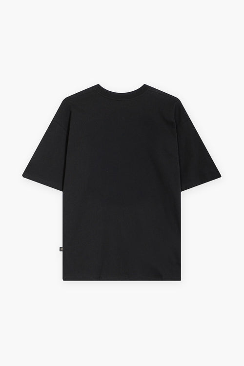 Schwarzes T-Shirt mit Dackel-Motiv