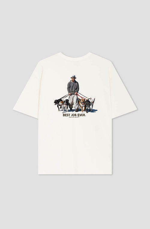 Best Job Ever Cotton Organic Ivory T-shirt