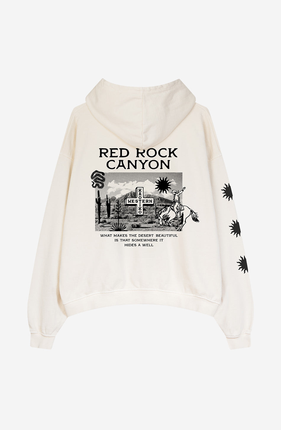 Sweat à capuche Red Rock Canyon Bone