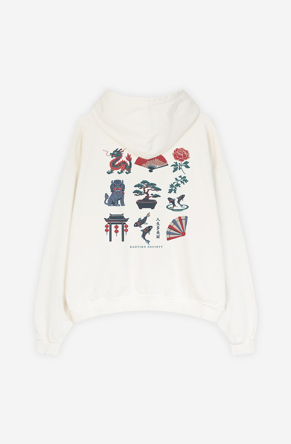 Sudadera Washed Bonsai Ivory