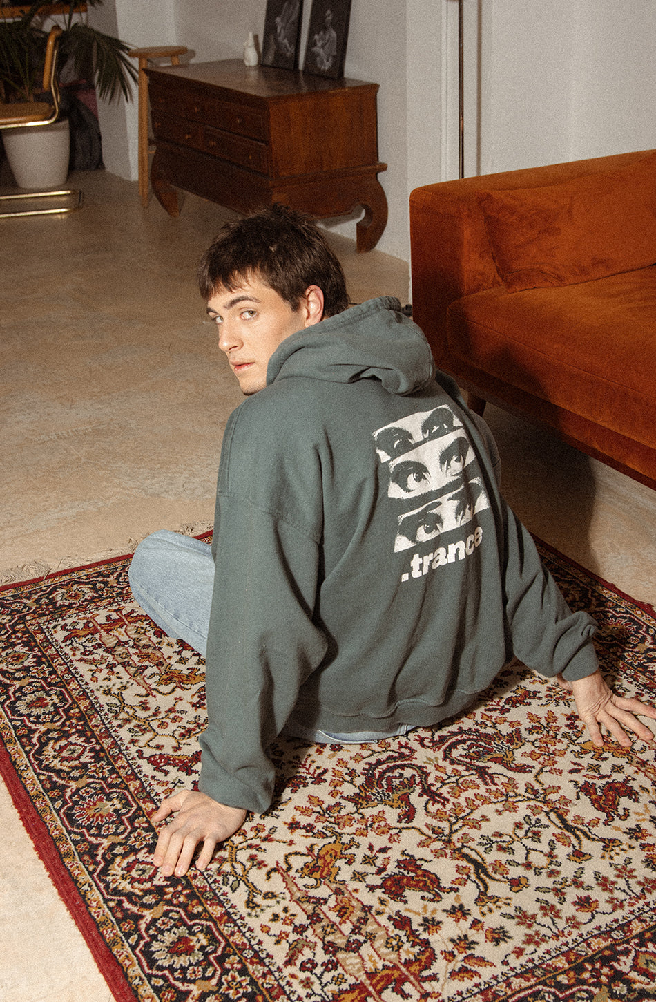 Sweatshirt „Washed Trance Lightning Green“