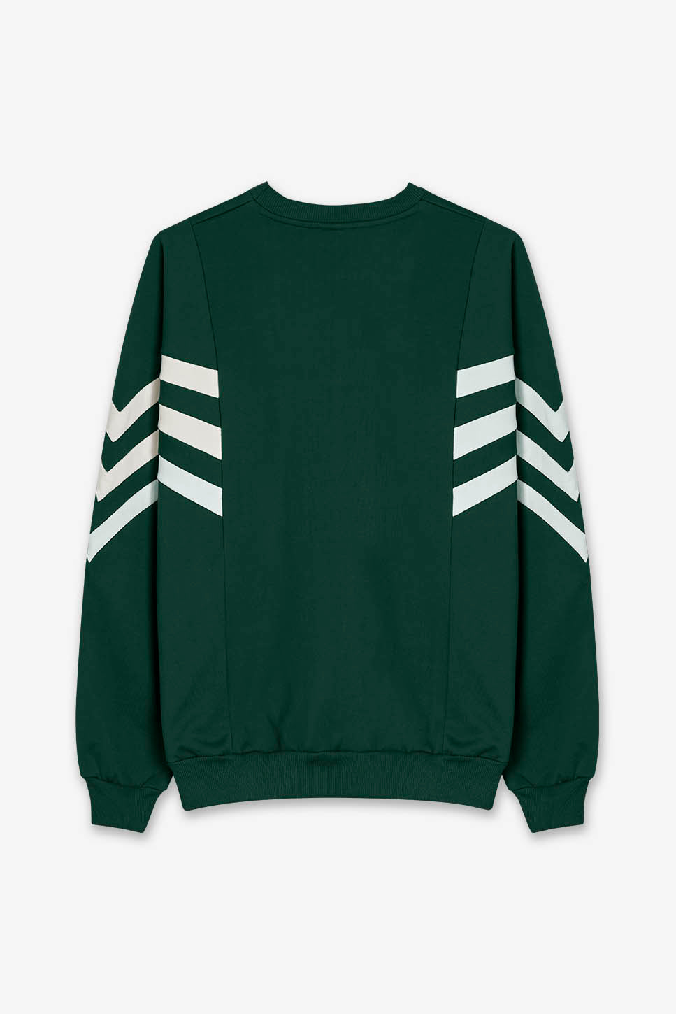 Sweatshirt „Chad“ in Salbeigrün/Elfenbein