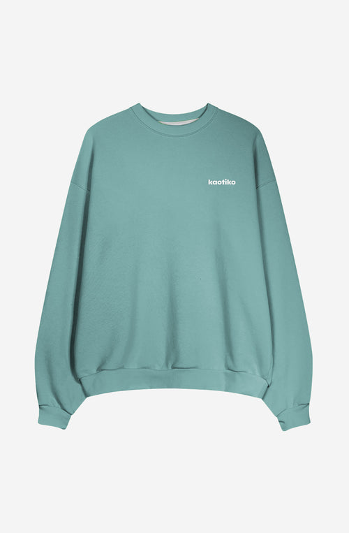 Sudadera Regular Iconic Basil Green