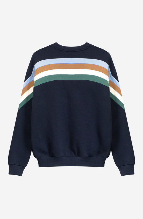 Sweat-shirt Walker Navy/Sky/Camel/Heura