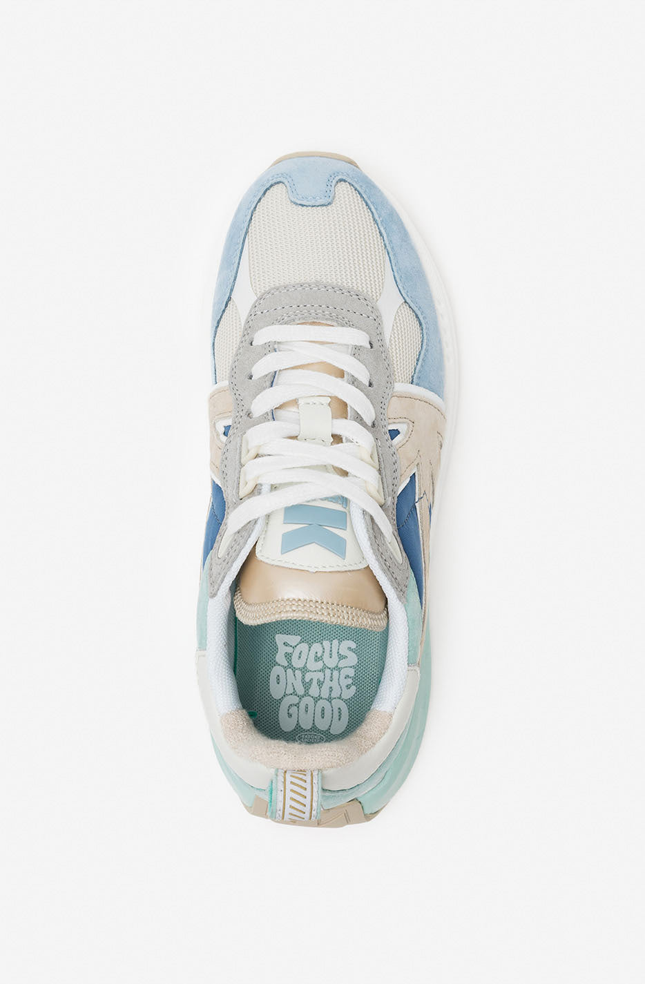 Kaotiko Damen-Sneaker „Detroit“ in Hellblau