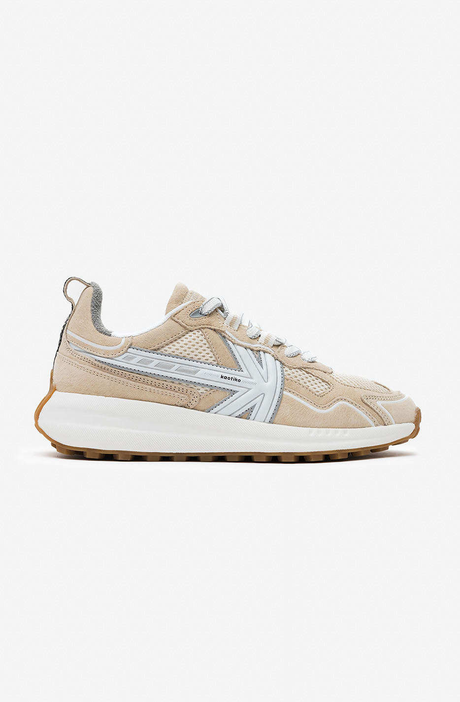 Kaotiko Damen-Sneaker Detroit Tech LT Beige