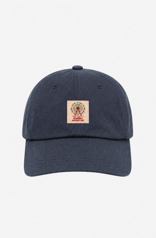 Gorra Amusement Park Navy unisex con parche frontal inspirado en un parque de atracciones
