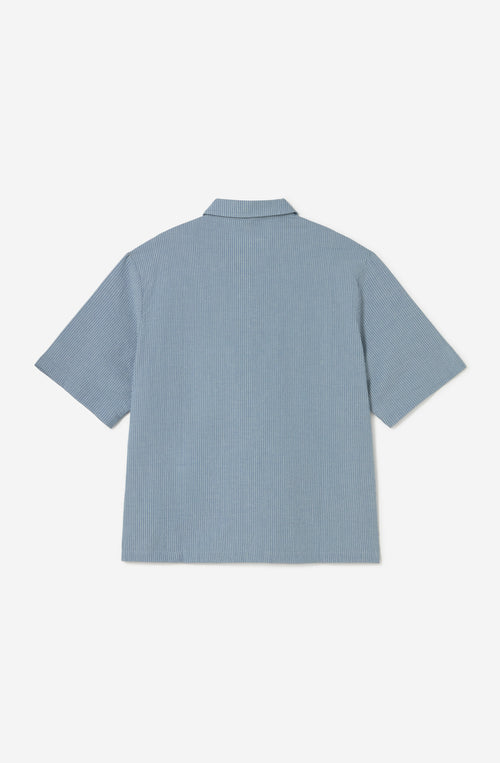 Baracoa Half Zip Blaues Hemd