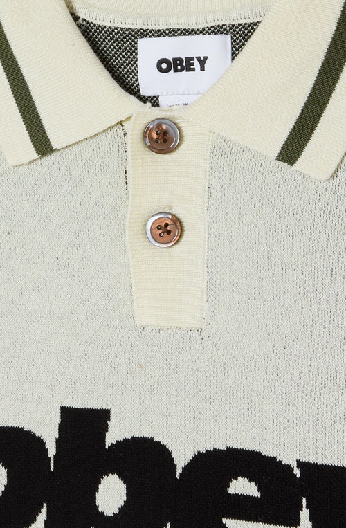 Polohemd Obey Unbleached Multi