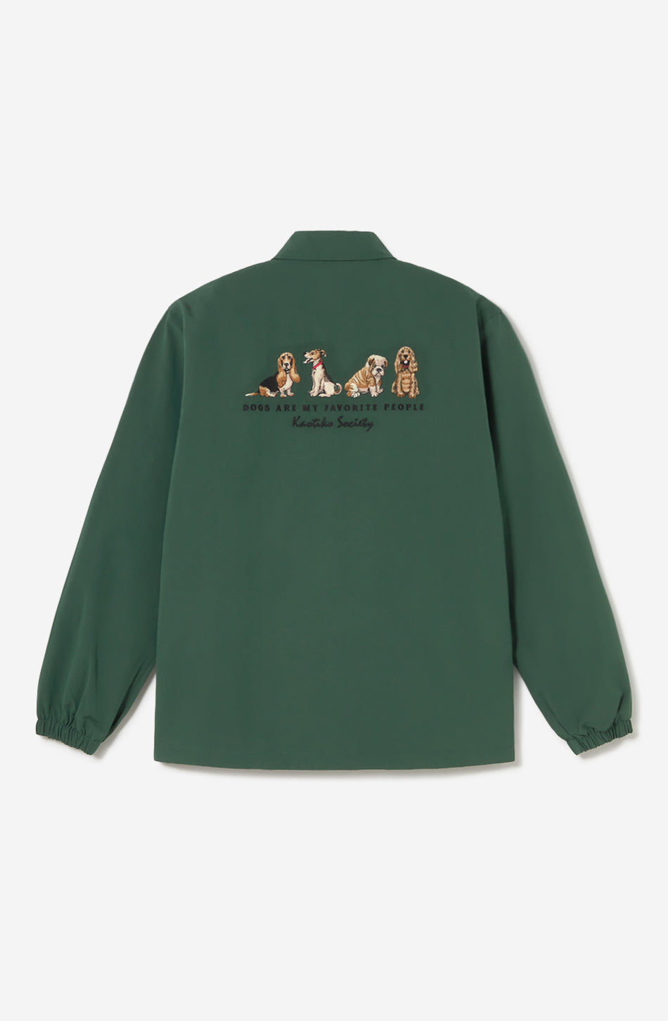 Hunde Grüne Jacke