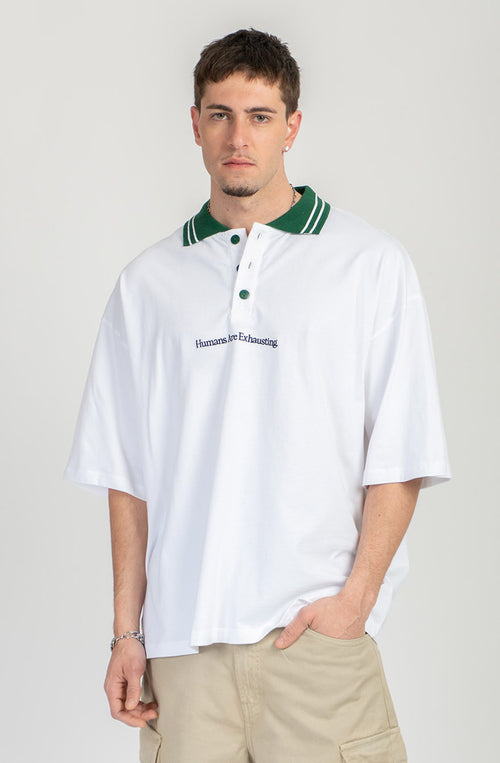 Les humains sont épuisants - Coton biologique blanc