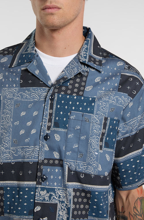 DICKIES Glandorf SS Hemd Dunkel Marine