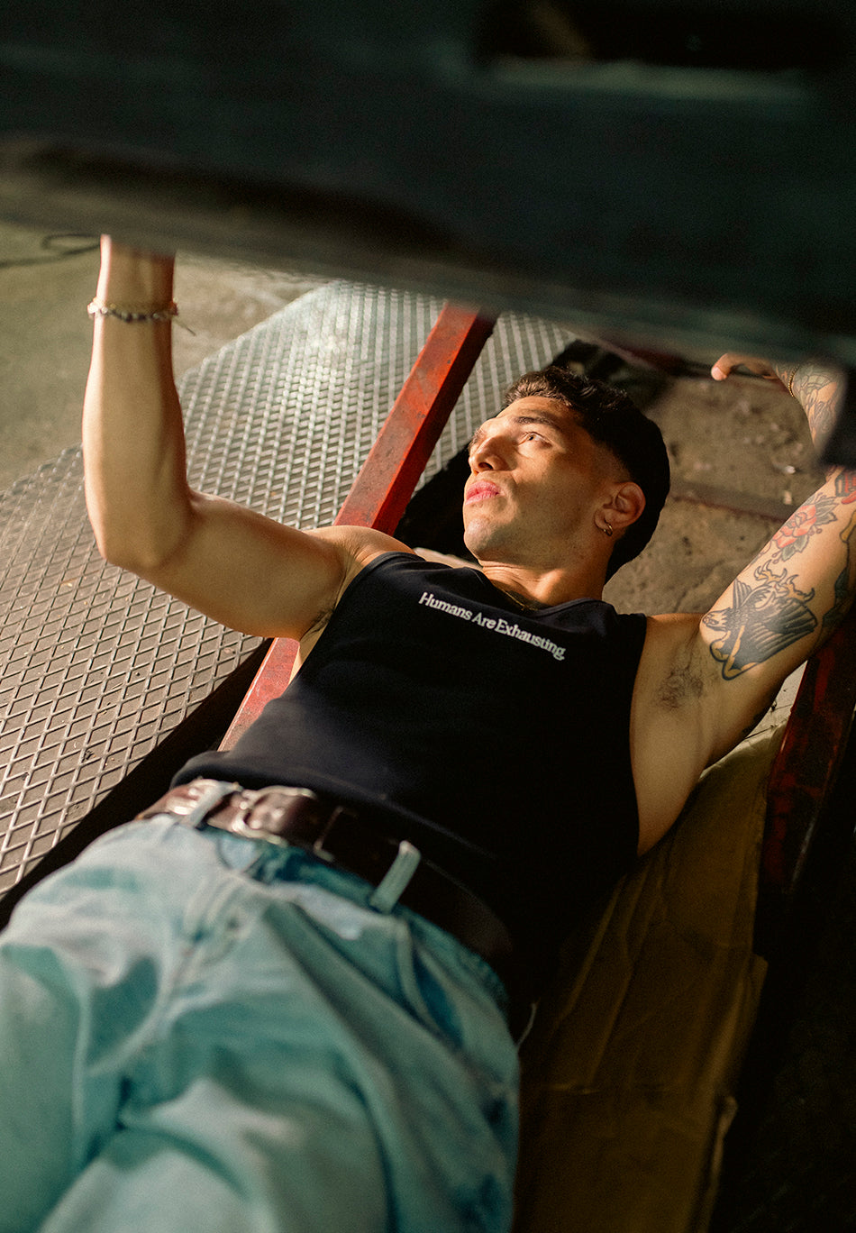 Tank Top Humans Are Exhausting Black