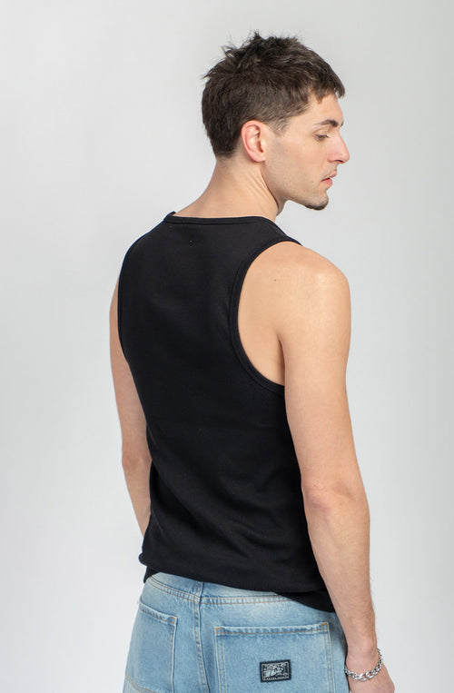 Tanktop Menschen sind anstrengend Schwarz