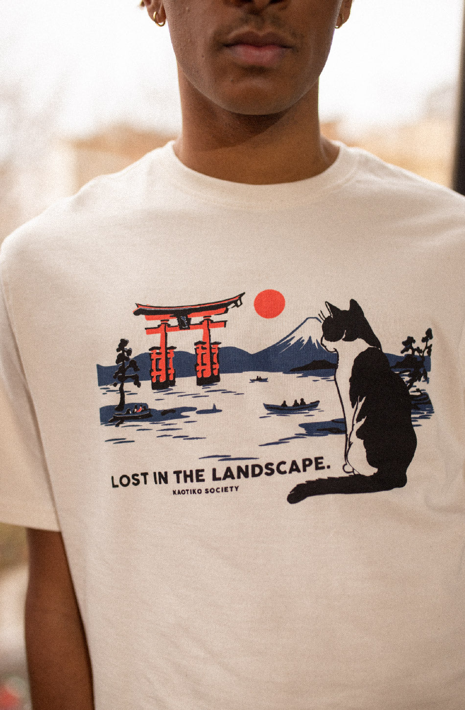 Camiseta Landscape Organic Cotton Ivory