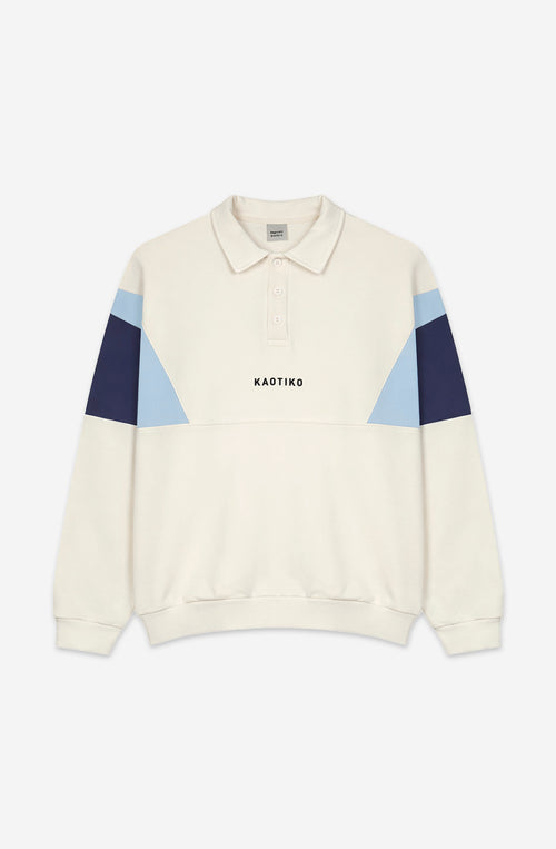 Sudadera Polo Harry Yvory/Navy/Sky