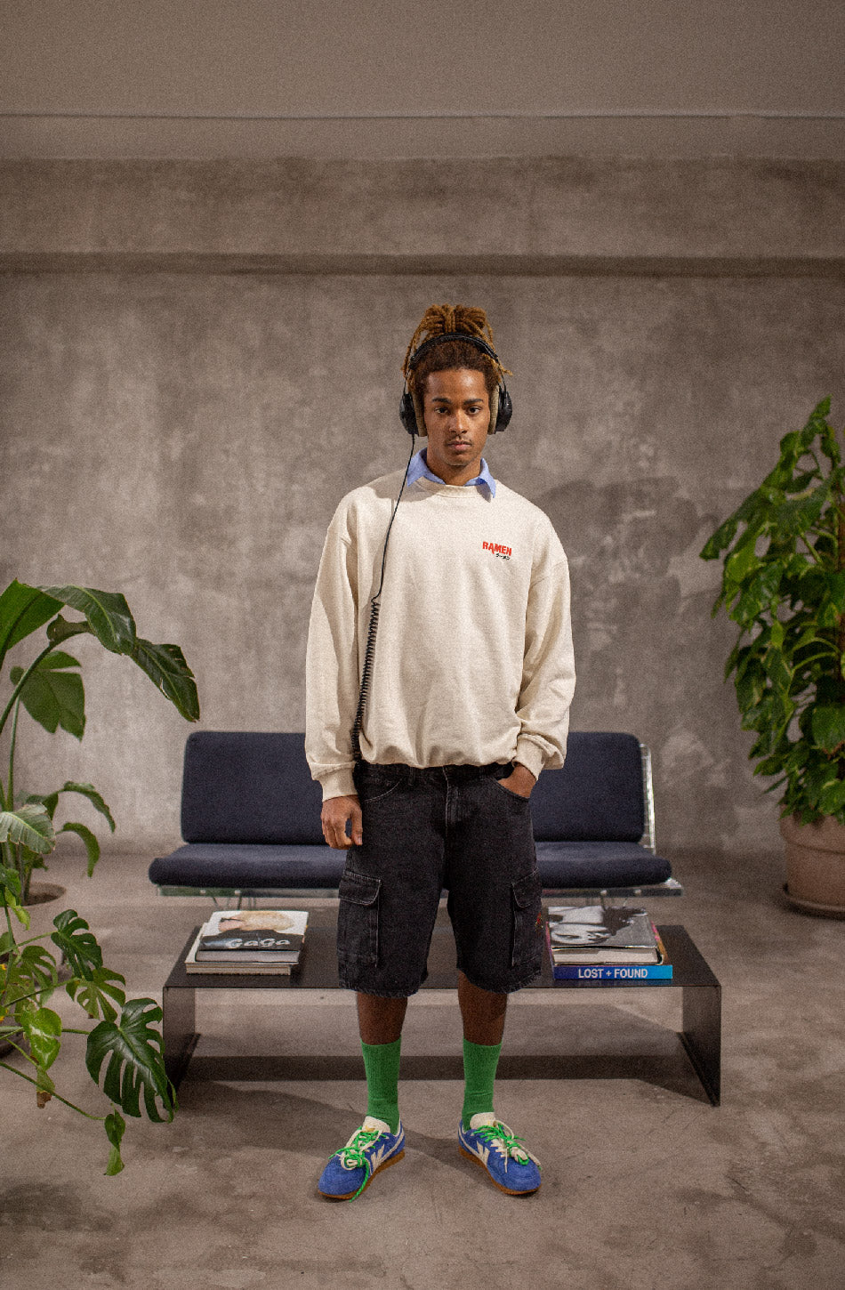 Ramen Osaka Elfenbeinfarbenes Sweatshirt