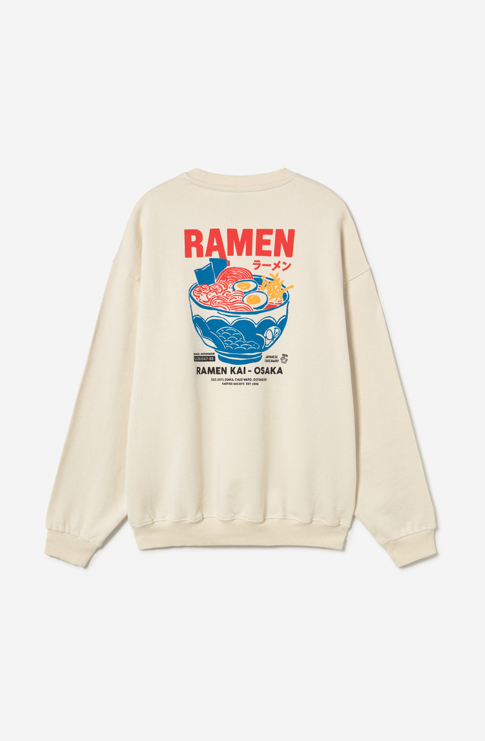 Ramen Osaka Elfenbeinfarbenes Sweatshirt