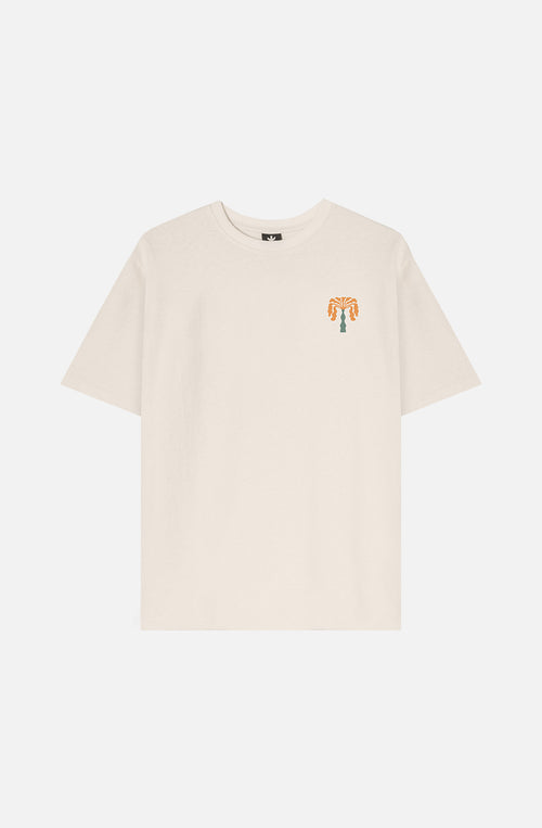 Paradise Bio-Baumwoll-T-Shirt in Elfenbein