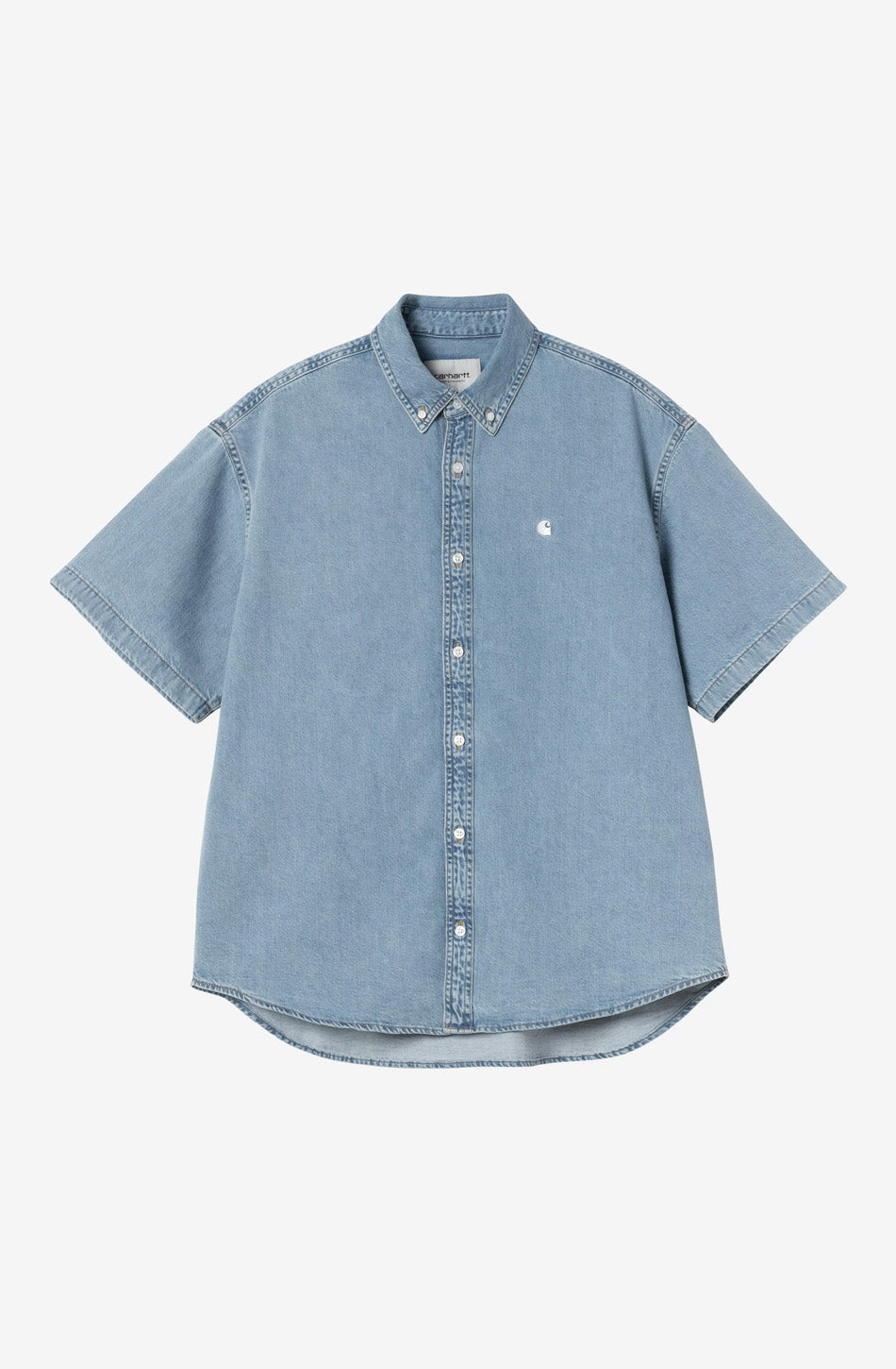 CARHARTT Lucas Jeansblaues Hemd
