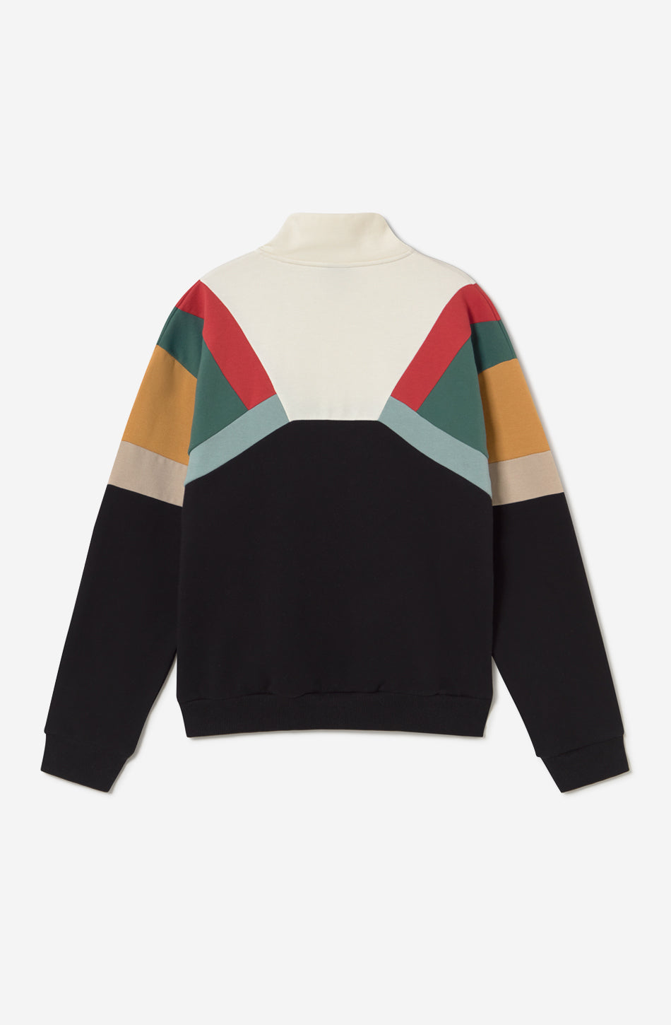 Aleck Elfenbein/Schwarzes Sweatshirt