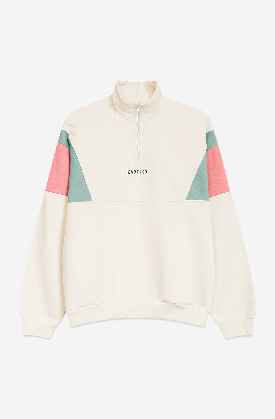 Arthur Yvory/Hellblau/Lachsfarbenes Sweatshirt