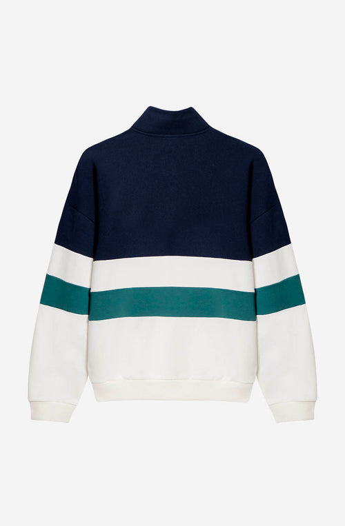 Sweat-shirt Carter Ivory/Navy/Heura