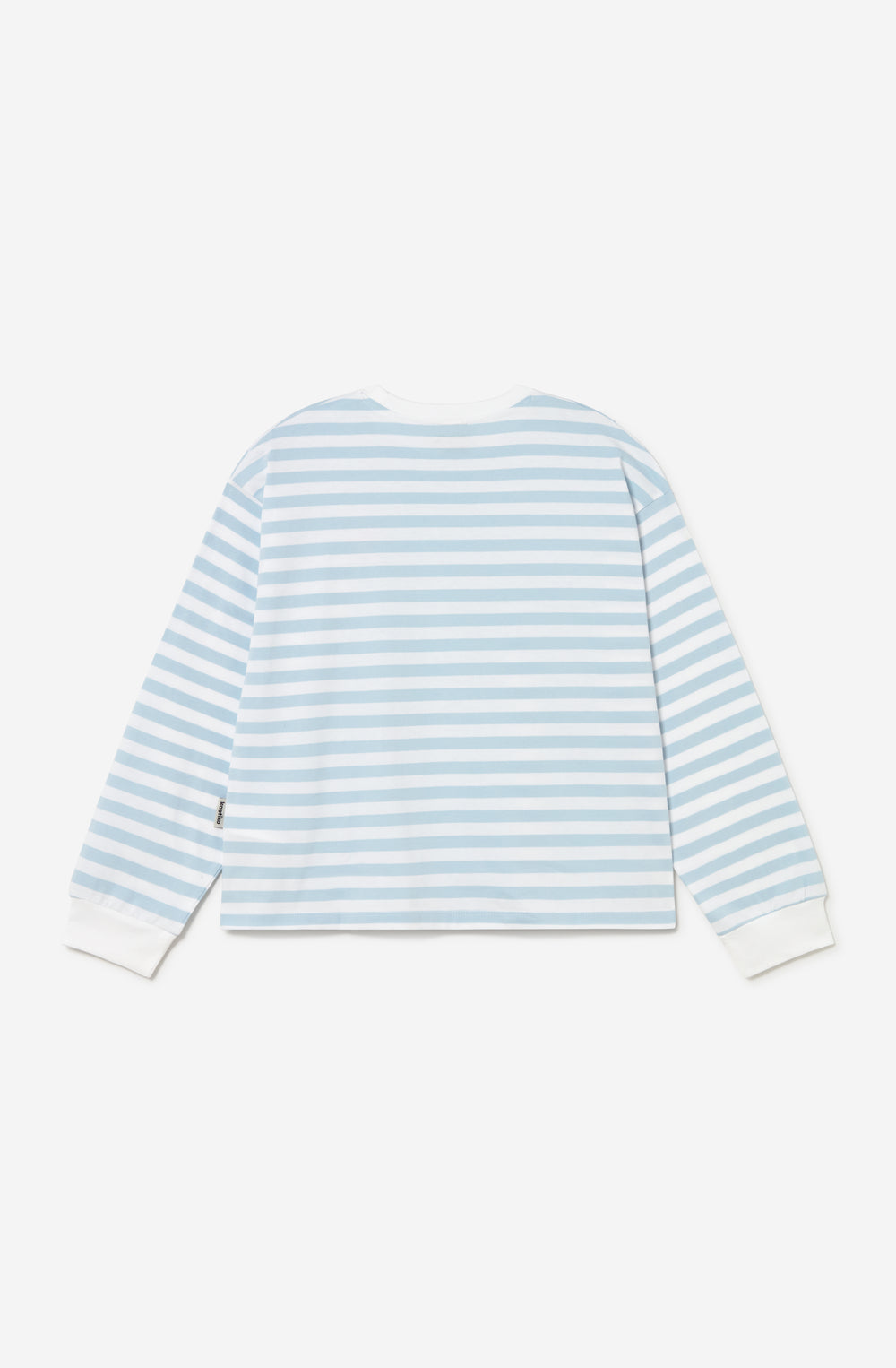 T-shirt Stripes White Sky Cotton Candy