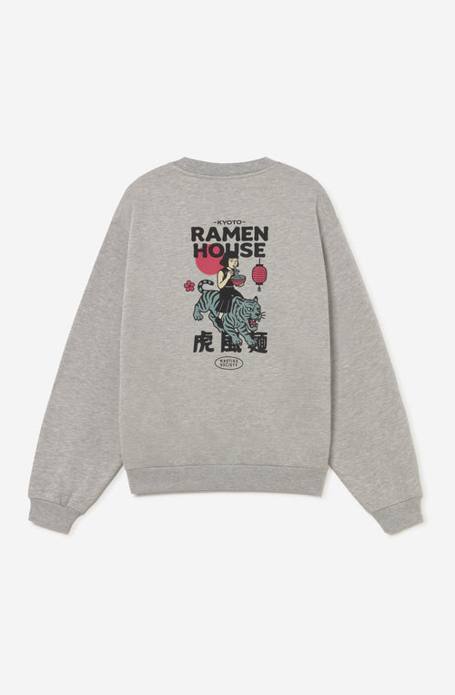 Sudadera Ramen House Gray