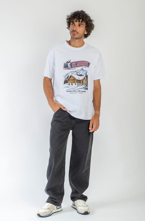 T-Shirt Luxury Vacation White Regular Fit