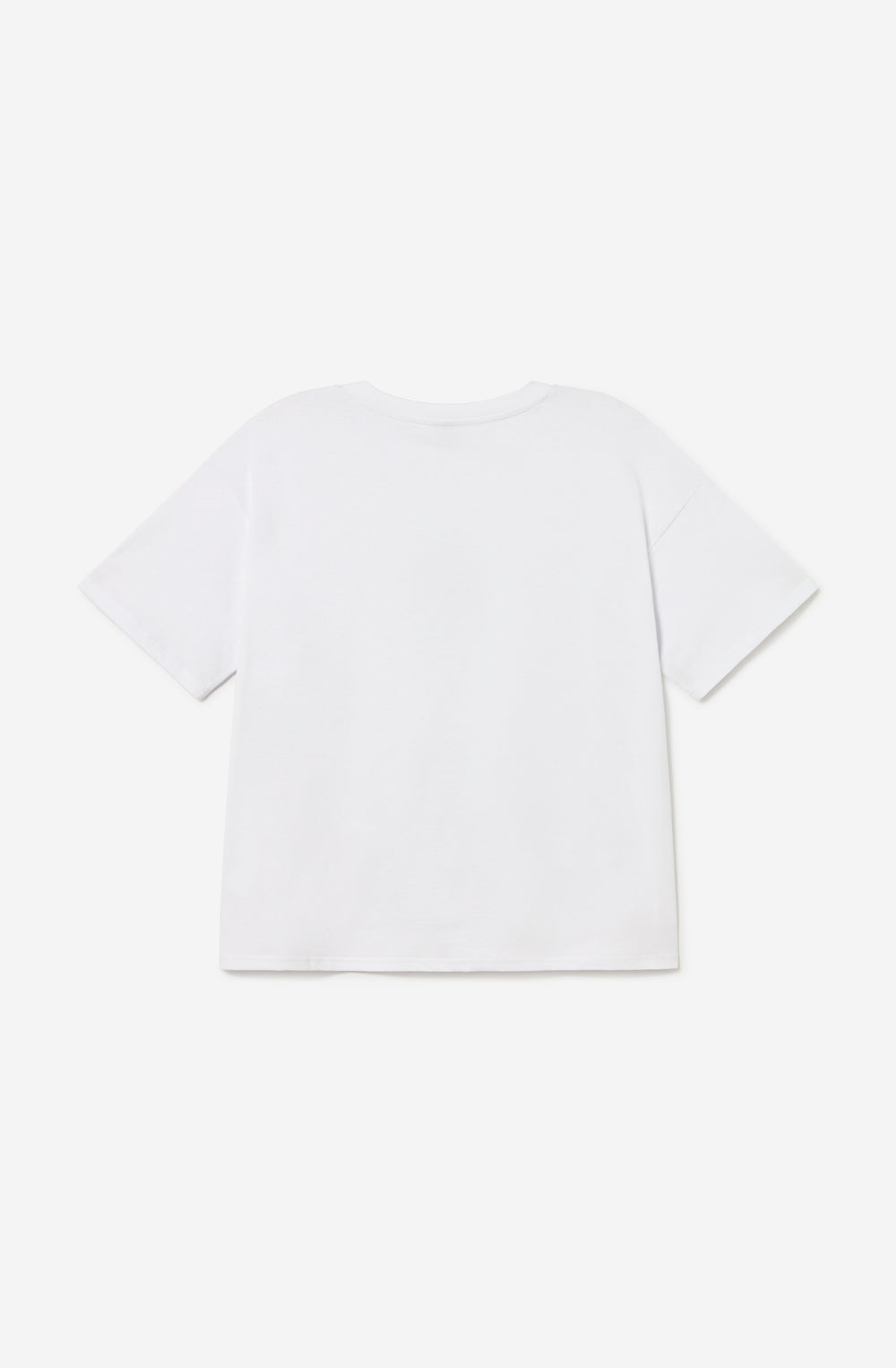 Cropped Bouquet Organic Cotton T-Shirt White