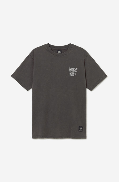 T-Shirt It Doesn't Matter Whashed Black
