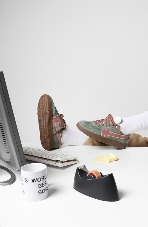 Kaotiko Boston V Velvet Green Sneakers