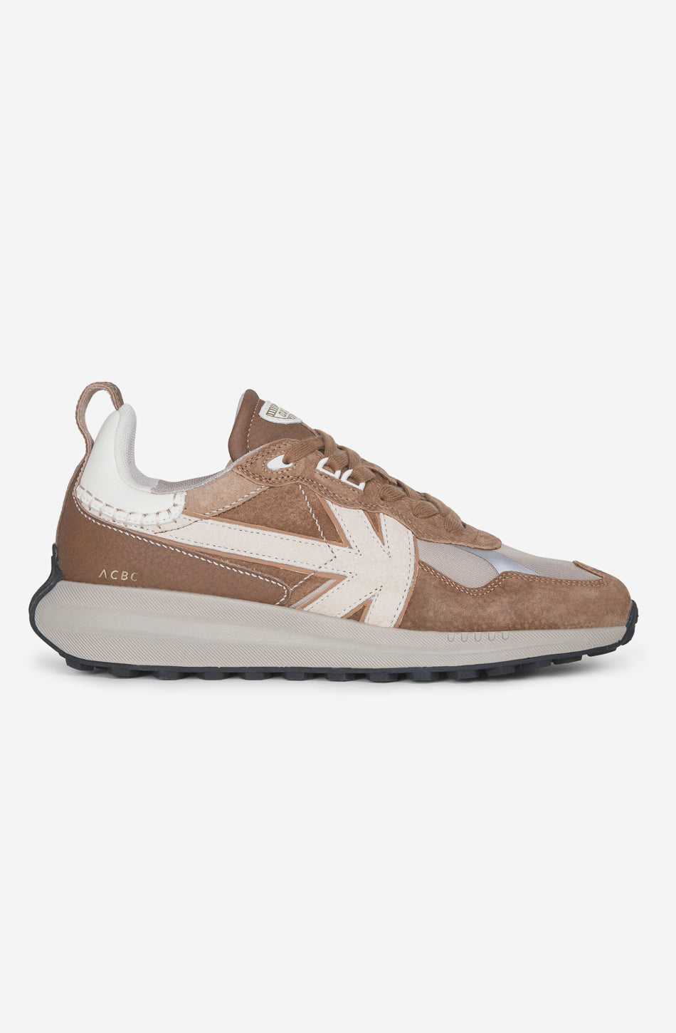 Kaotiko Artisan Samt-Haselnuss-Sneaker