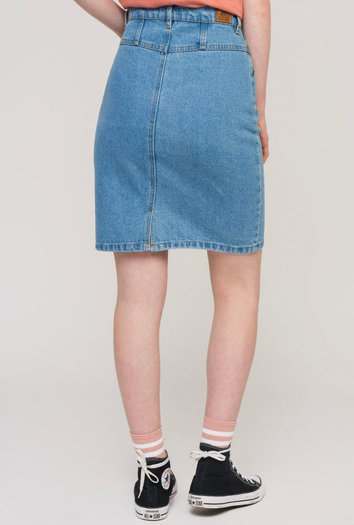 Rock denim midi