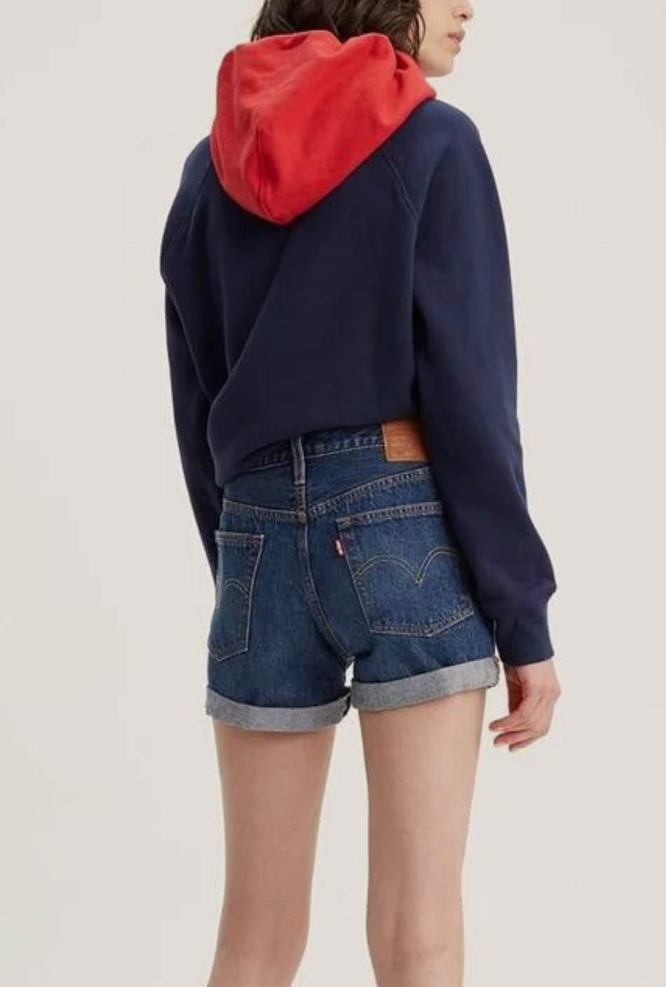 Levi's Blue Denim Long Short
