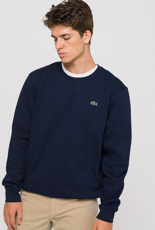 Sweat-shirt Lacoste bleu marine