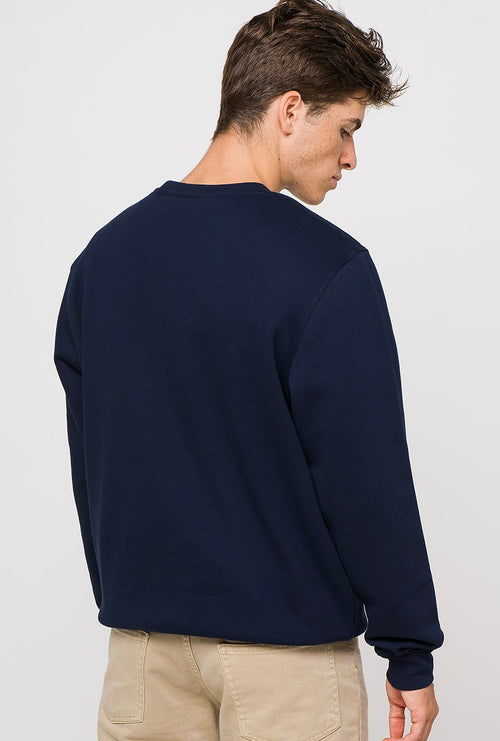 Sweat-shirt Lacoste bleu marine