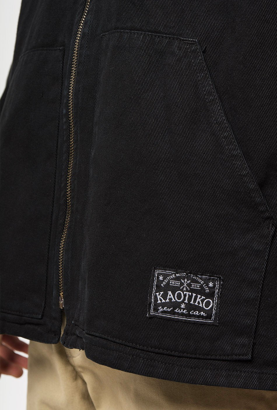 Zip Jacket Schwarz