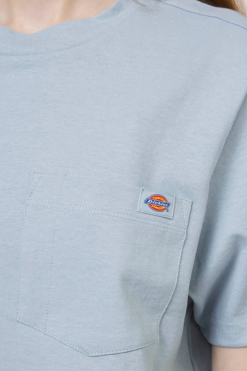 Porterdale blau Dickies Hemd Crop