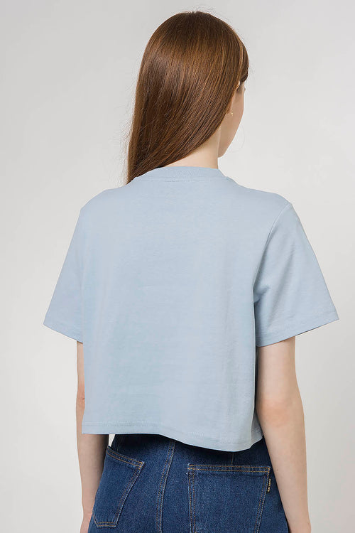 Porterdale blau Dickies Hemd Crop
